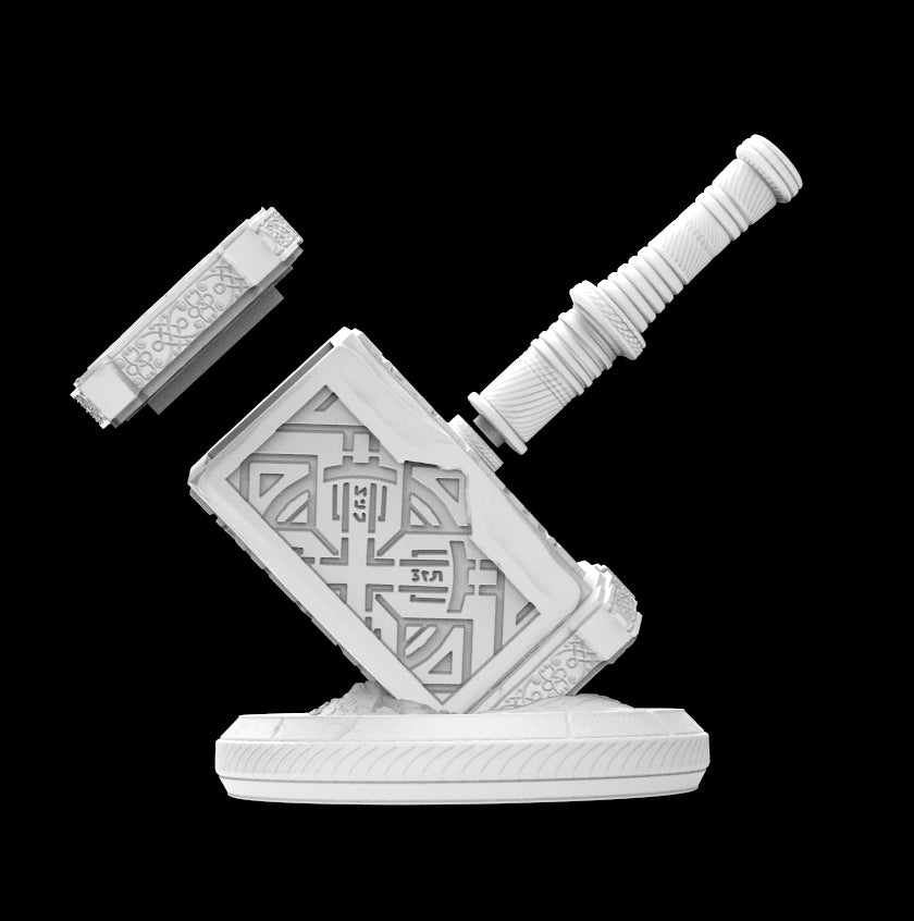 Possibly Cool Dice Box/Case - Dwarven Hammer - DnD/TTRPG/Roleplaying/Wargames