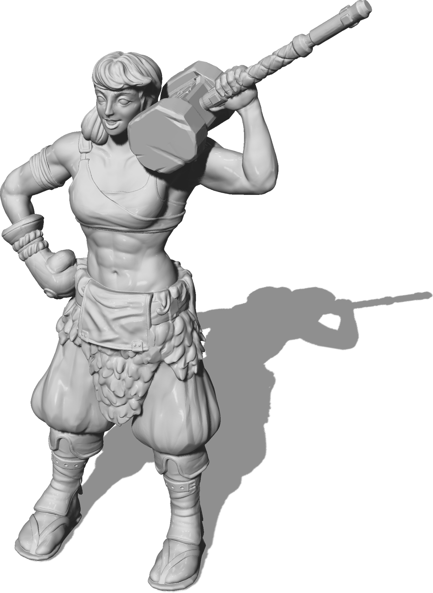 LeemanPrintables - Enforcers - Hammer - 75mm Pin Up/Figure/Model/Diorama