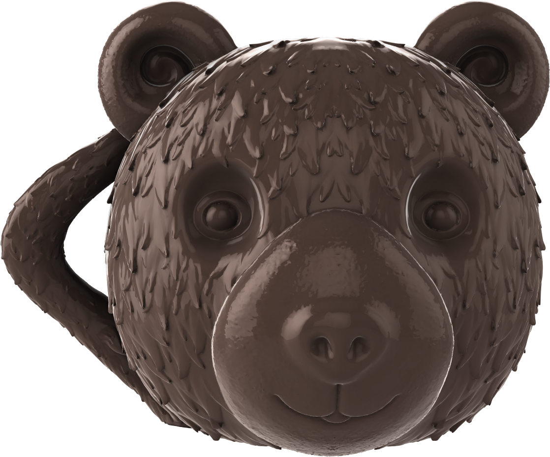 Digital Creative Works - Teddy Bear Mug #3 - Prop/Decoration/Seasonal