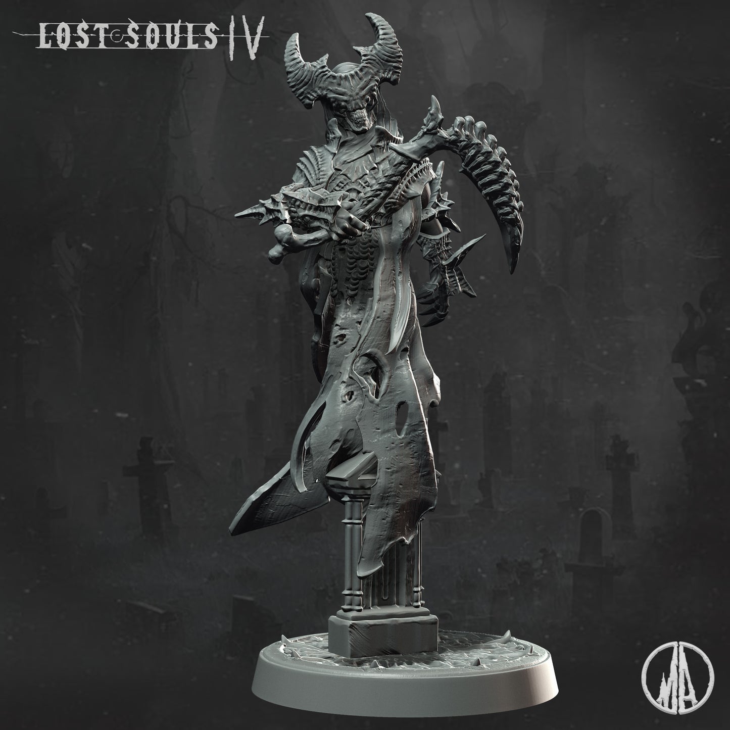 Monolith Arts - Lost Souls IV - Haunting Specter #2 - DnD/TTRPG Figure/Miniature
