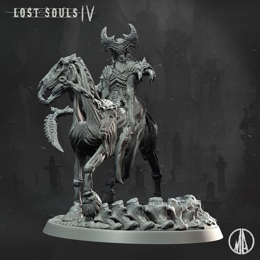 Monolith Arts - Lost Souls IV - Haunting Specter Rider - DnD/TTRPG Figure/Miniature
