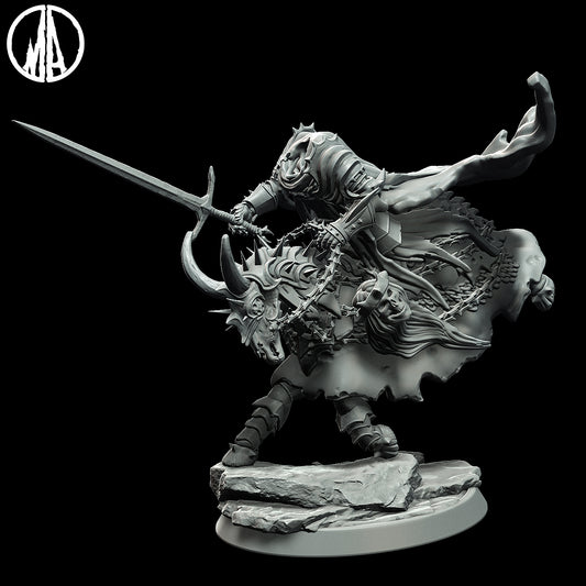 Monolith Arts - Lost Souls - Headless Horseman - DnD/TTRPG Figure/Miniature