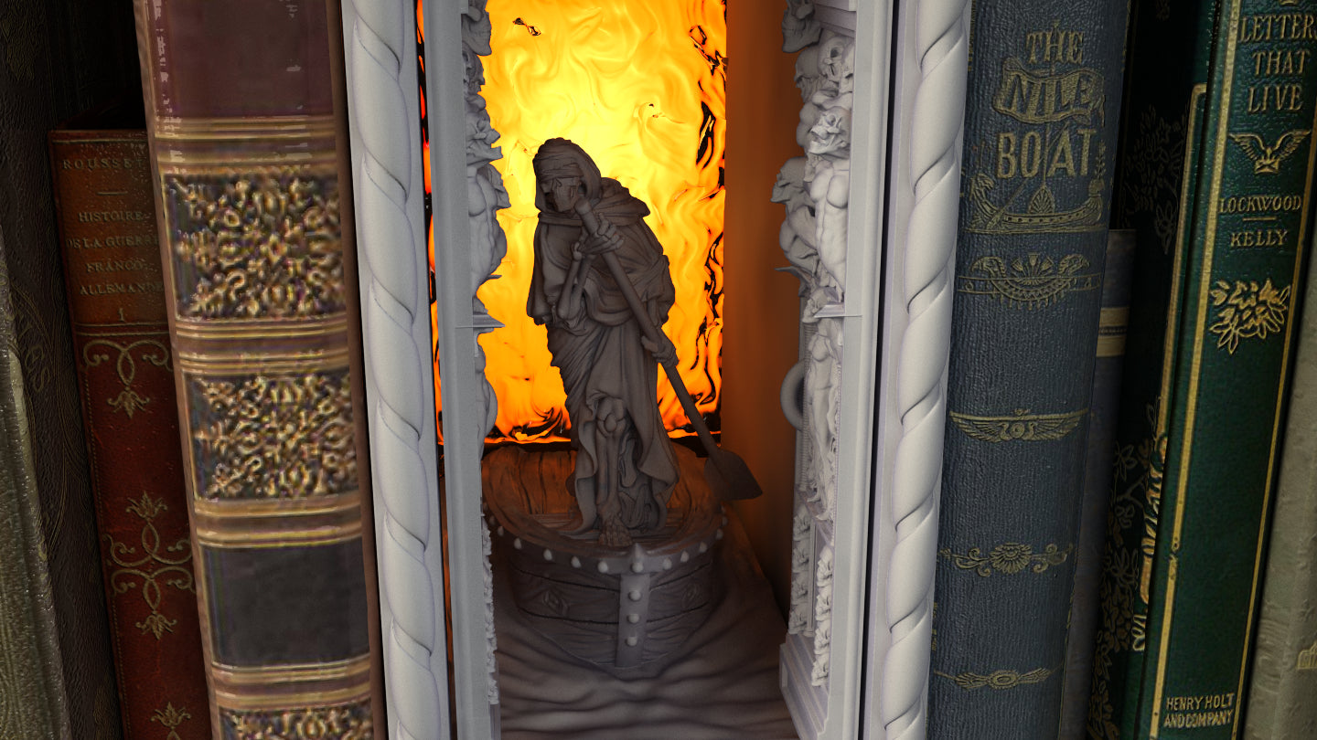 Crosslances - Book Nook/Shelf Insert - Hell's Gate