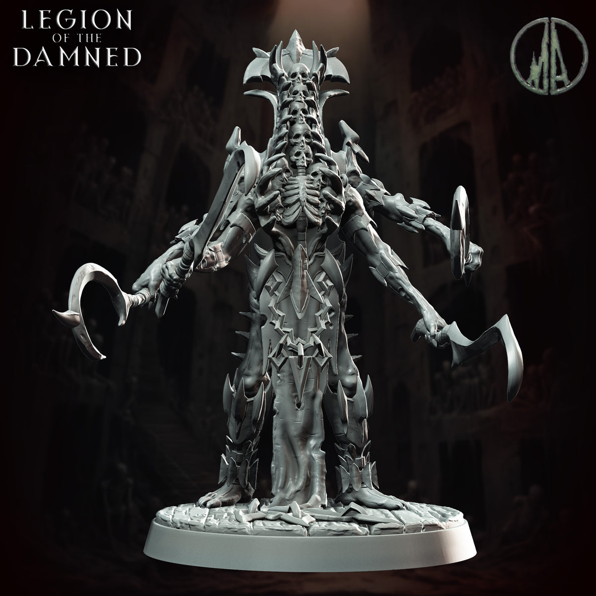 Monolith Arts - Legion of the Damned - Hellish Fiend #1 - DnD/TTRPG Figure/Miniature
