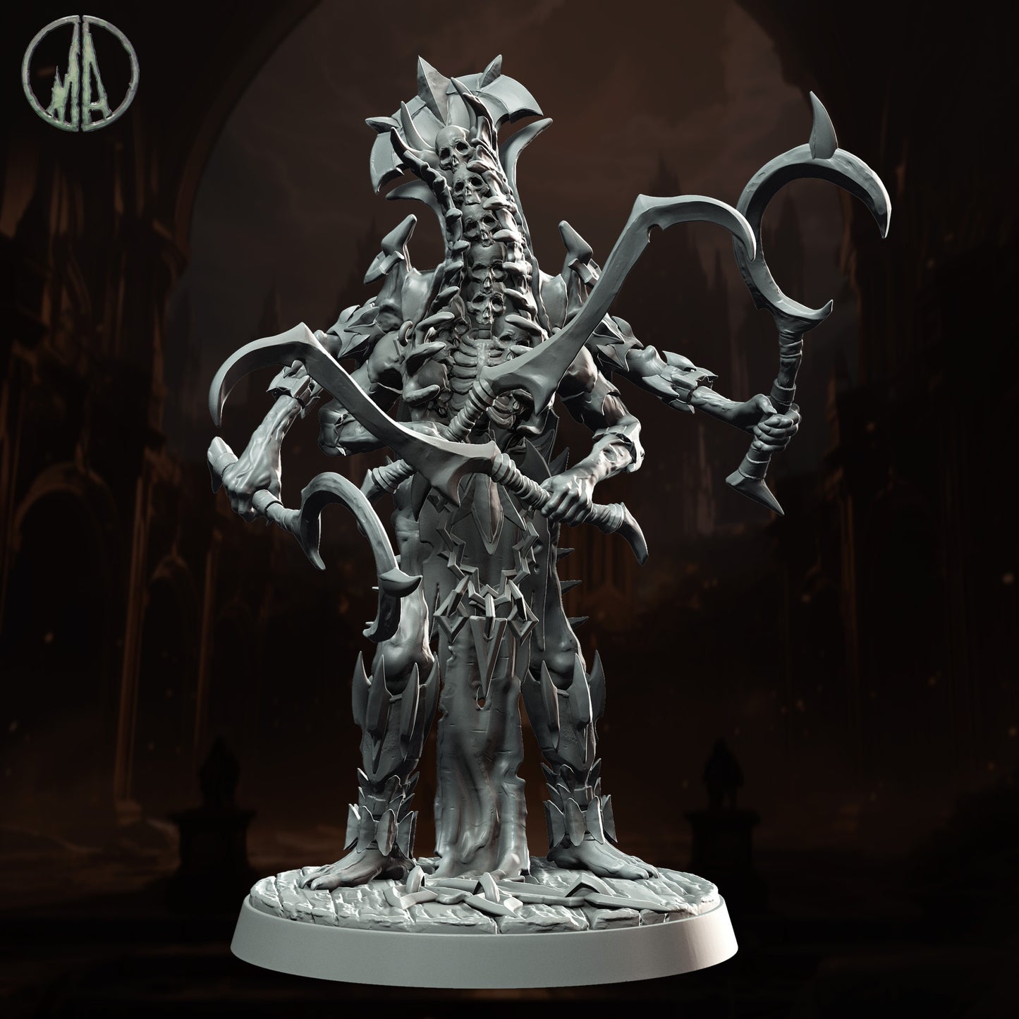 Monolith Arts - Underworld Creatures - Hellish Fiend #1 - DnD/TTRPG Figure/Miniature