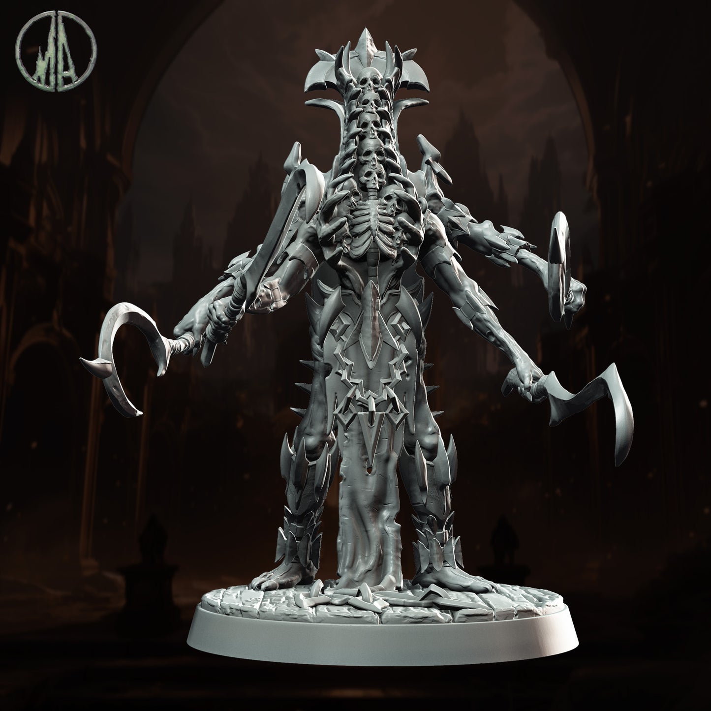 Monolith Arts - Underworld Creatures - Hellish Fiend #2 - DnD/TTRPG Figure/Miniature