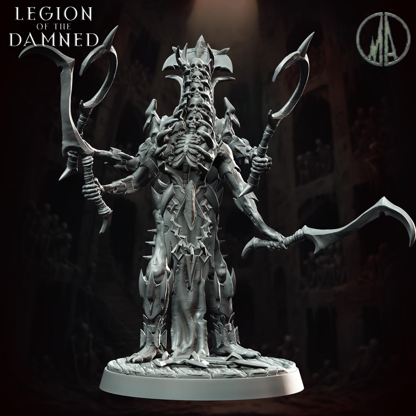Monolith Arts - Legion of the Damned - Hellish Fiend #2 - DnD/TTRPG Figure/Miniature