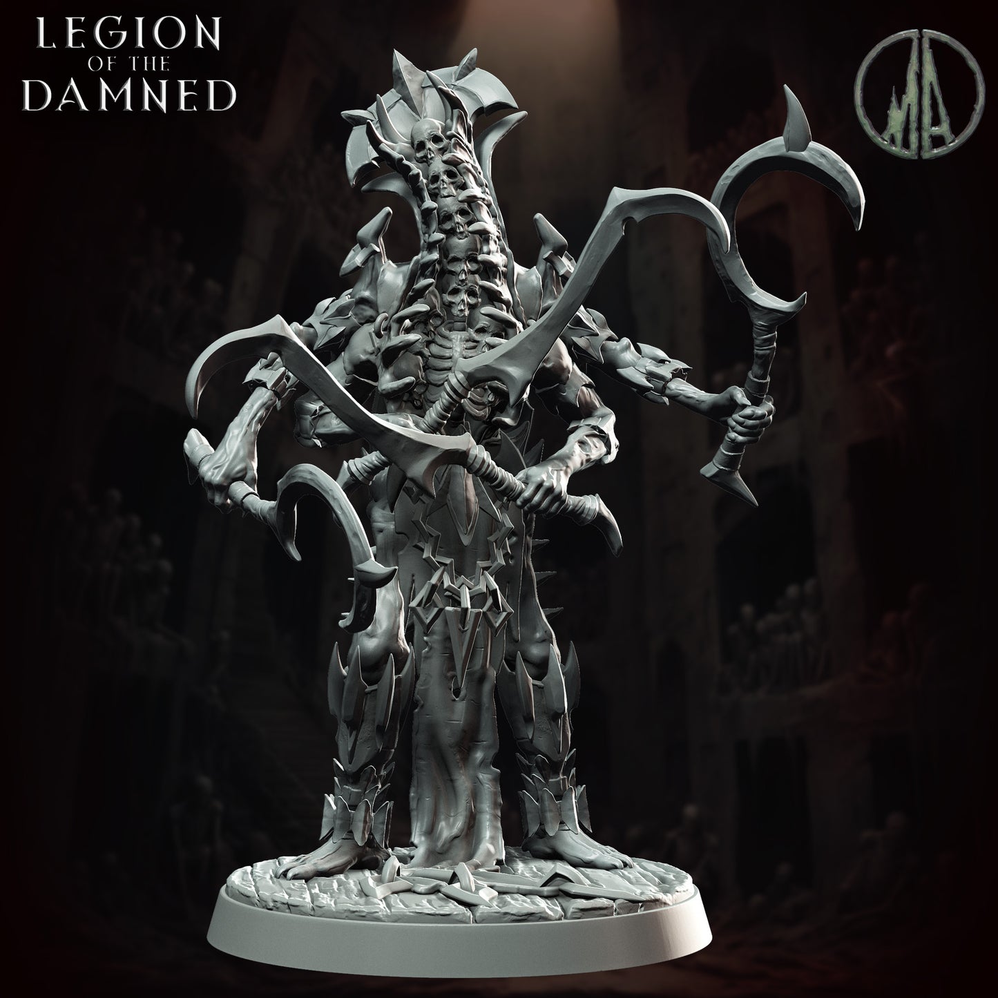 Monolith Arts - Legion of the Damned - Hellish Fiend #3 - DnD/TTRPG Figure/Miniature