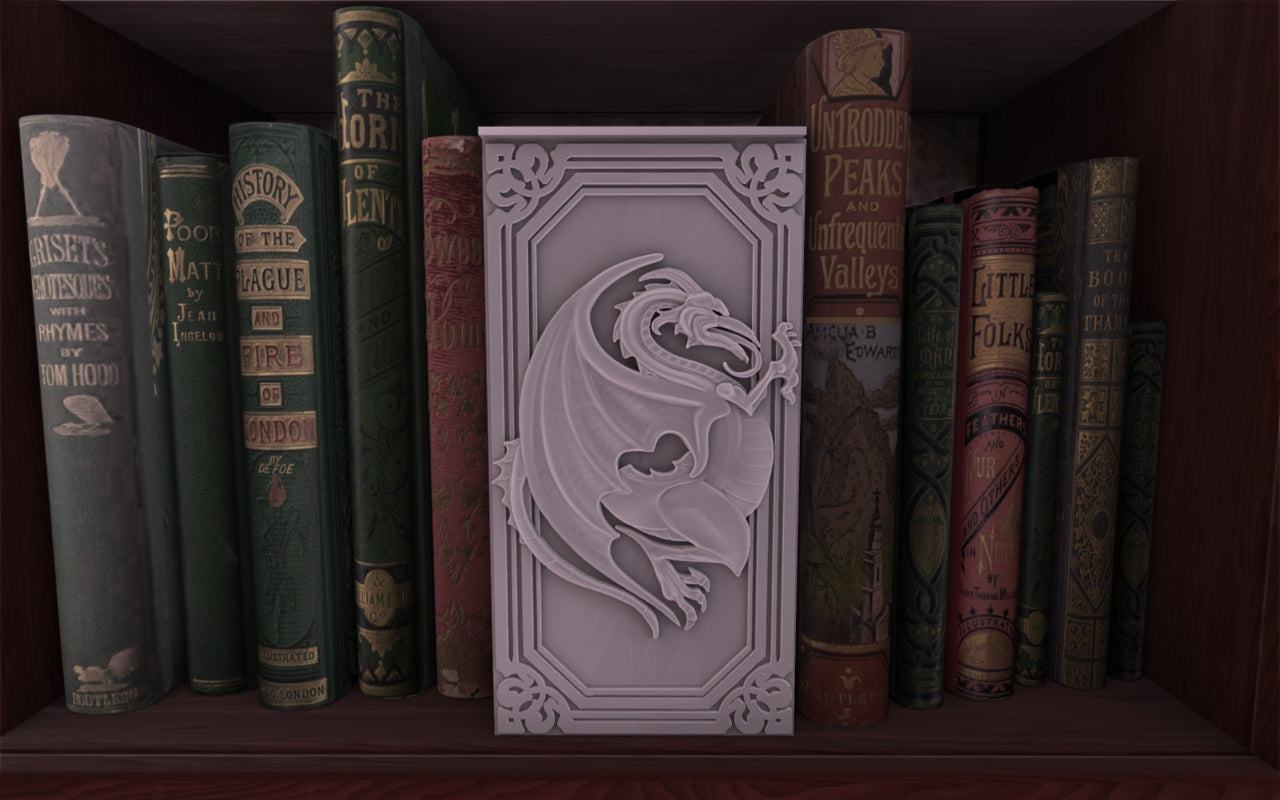 Crosslances - Book Nook/Shelf Insert - Heraldic