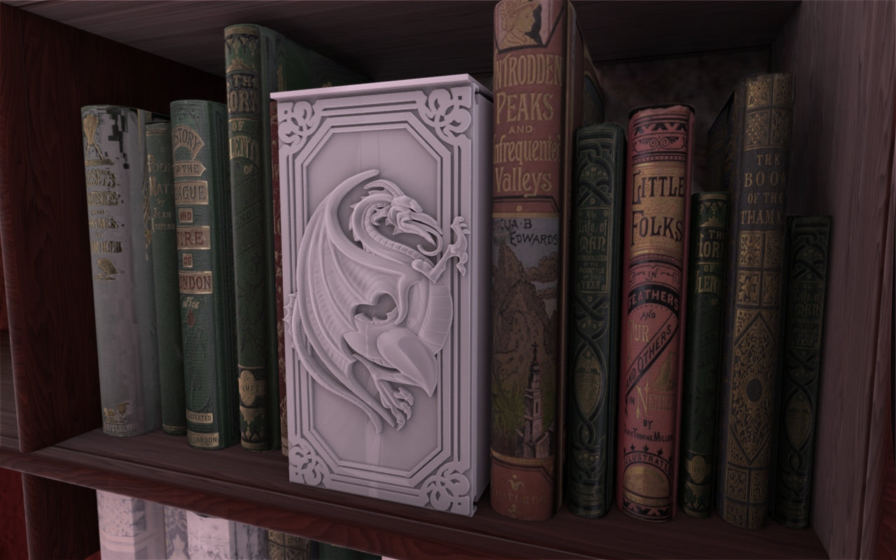 Crosslances - Book Nook/Shelf Insert - Heraldic