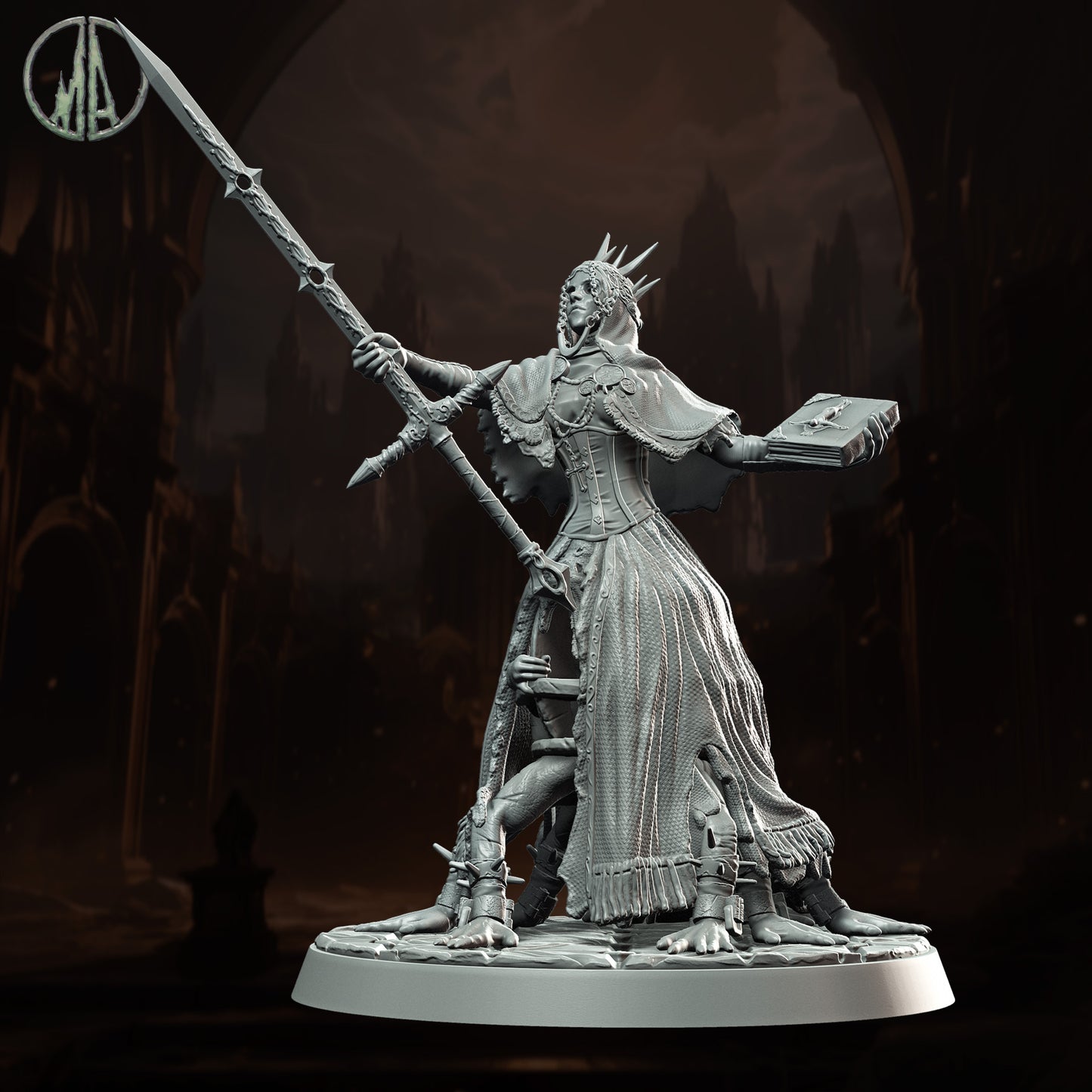 Monolith Arts - Underworld Creatures - Hideous Nun #3 - DnD/TTRPG Figure/Miniature