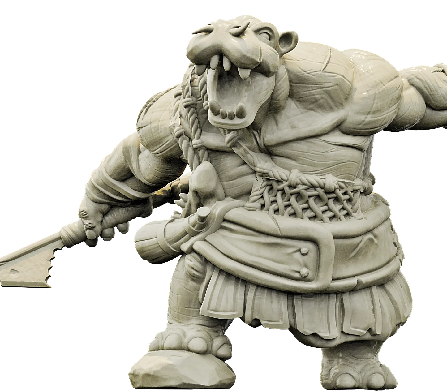 Brayan Nafarrate - Bestiary #4 - Giff #2 - DnD/TTRPG Figure/Miniature