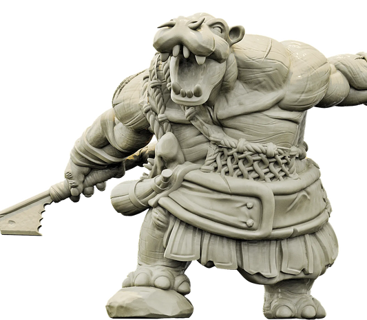 Brayan Nafarrate - Bestiary #4 - Giff #2 - DnD/TTRPG Figure/Miniature