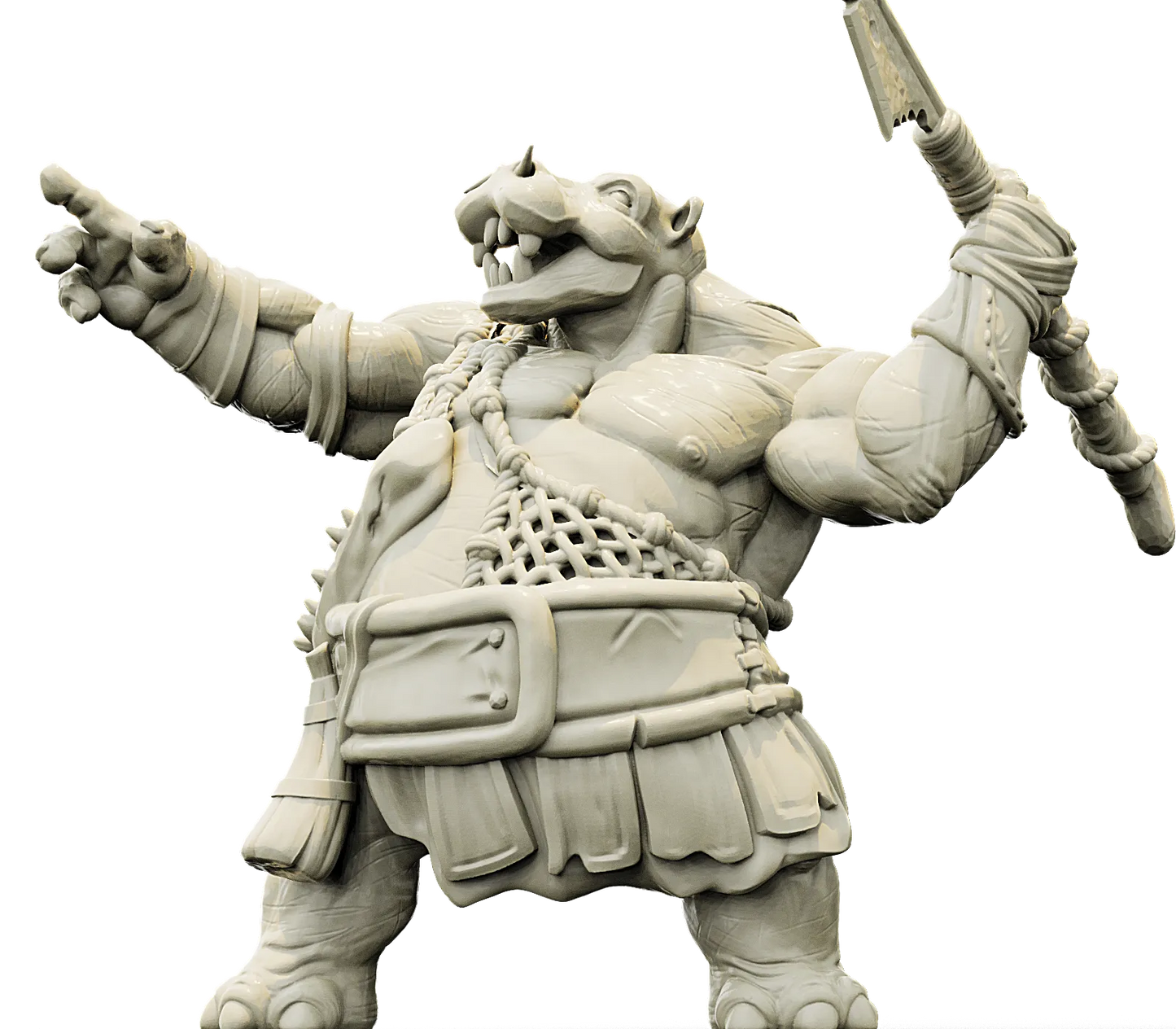Brayan Nafarrate - Bestiary #4 - Giff #3 - DnD/TTRPG Figure/Miniature