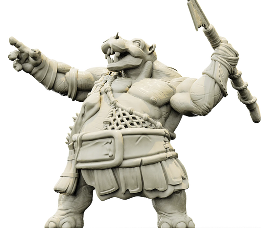 Brayan Nafarrate - Bestiary #4 - Giff #3 - DnD/TTRPG Figure/Miniature