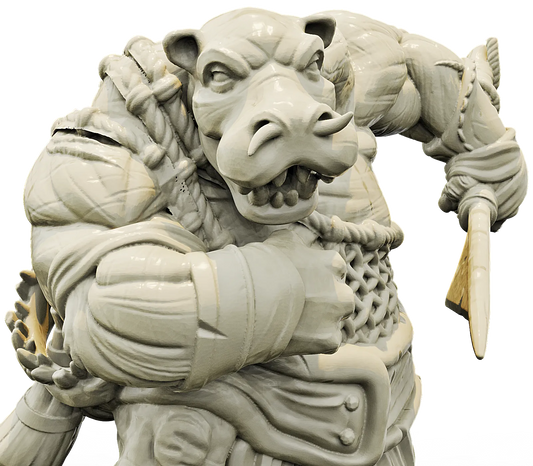 Brayan Nafarrate - Bestiary #4 - Giff #1 - DnD/TTRPG Figure/Miniature