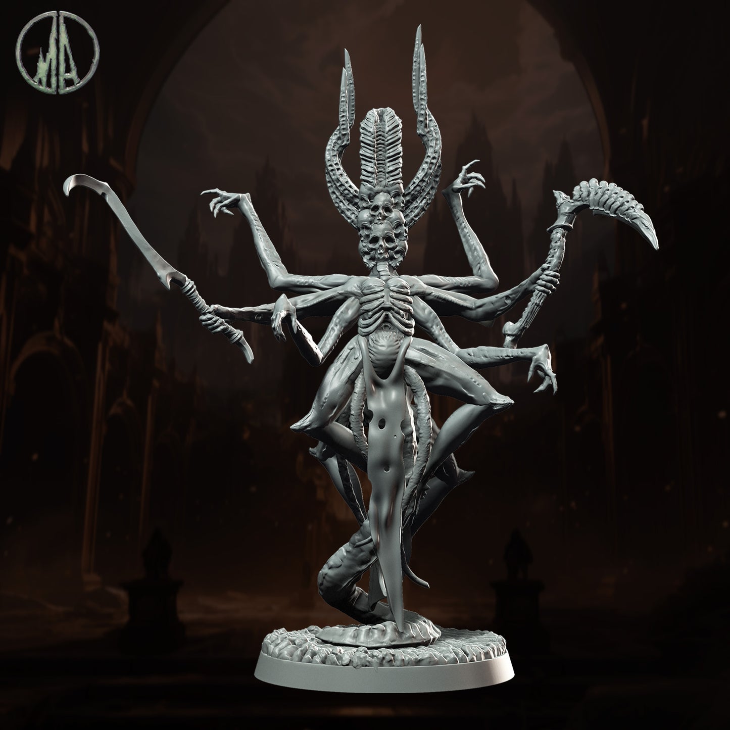 Monolith Arts - Underworld Creatures - Horrific Entity - DnD/TTRPG Figure/Miniature