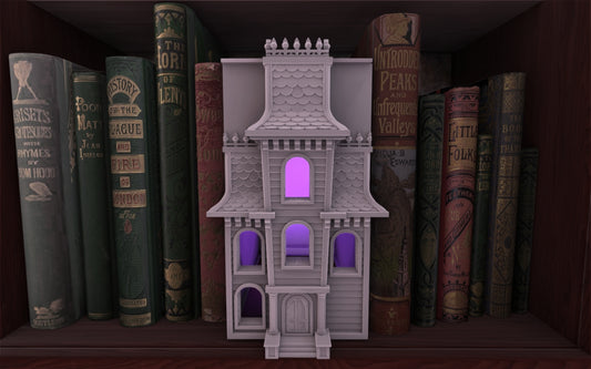 Crosslances - Book Nook/Shelf Insert - Horror House
