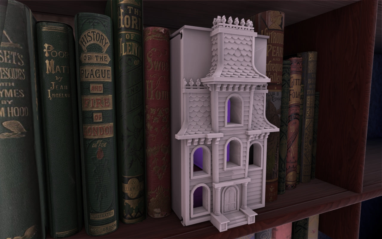 Crosslances - Book Nook/Shelf Insert - Horror House
