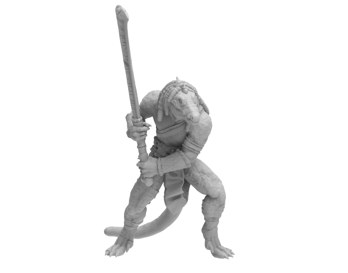 Skadi Studios - The Island - Lizardmen #1 - DnD/TTRPG Figure/Miniature
