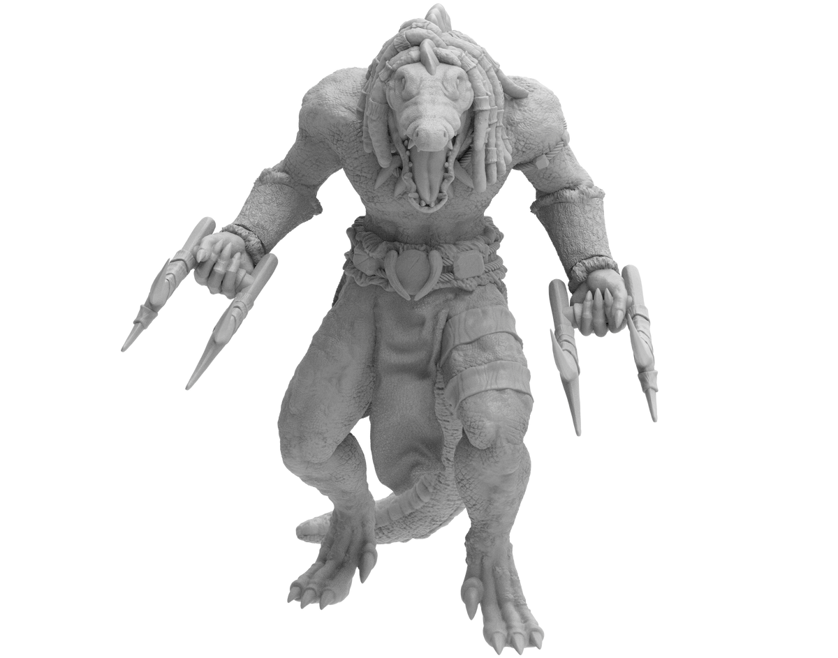 Skadi Studios - The Island - Lizardmen #1 - DnD/TTRPG Figure/Miniature