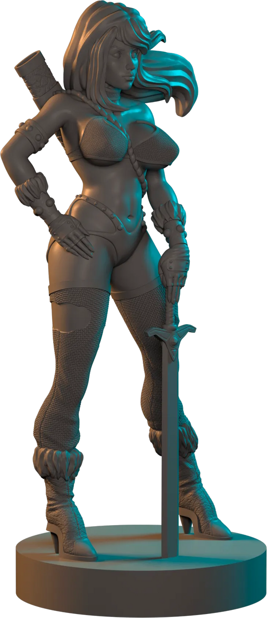 Clover Leaves - Fighter Girl #3 - Hura - 75mm Pin Up/Figure/Model/Diorama