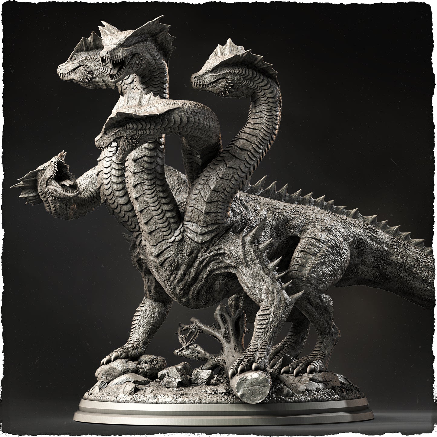 Evox Arts - Hunter's Guild - Hydra - DnD/TTRPG Figure/Miniature