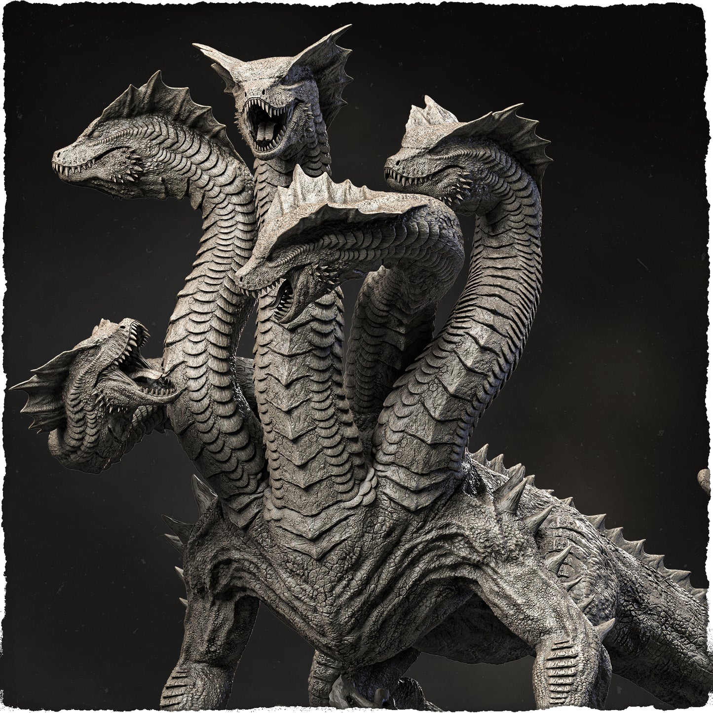 Evox Arts - Hunter's Guild - Hydra - DnD/TTRPG Figure/Miniature
