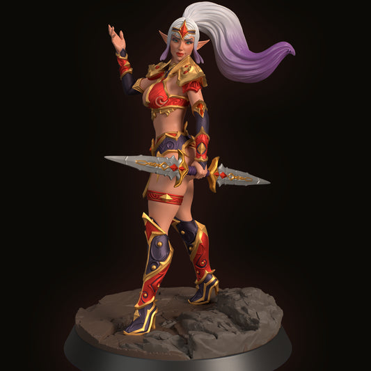 HoldMyMiniatures - Ice Bound Temptress #2 - 75mm Pin Up/Figure/Model/Diorama