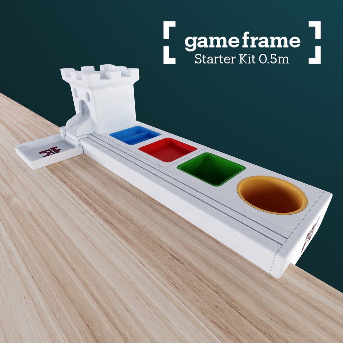 Gameframe: Epic 3D Printed Game Table - 0.5m w/Dice Tower