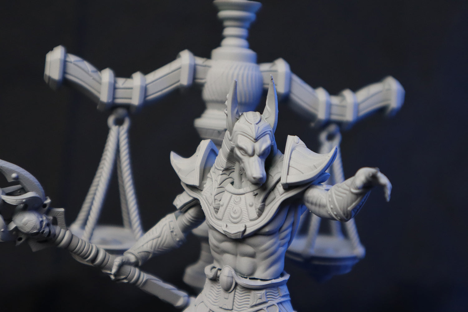 Mojibake - Lore of the Nile - Anubis, God of Death - 120mm Pin Up/Figure/Model/Diorama - Helios3DPrinting