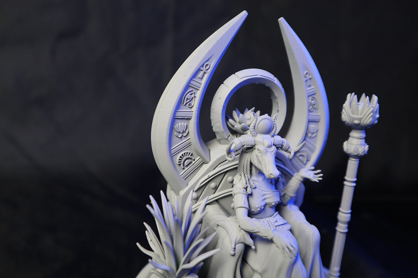 Mojibake - Lore of the Nile - Hathor, Goddess of Motherhood - 120mm Pin Up/Figure/Model/Diorama - Helios3DPrinting