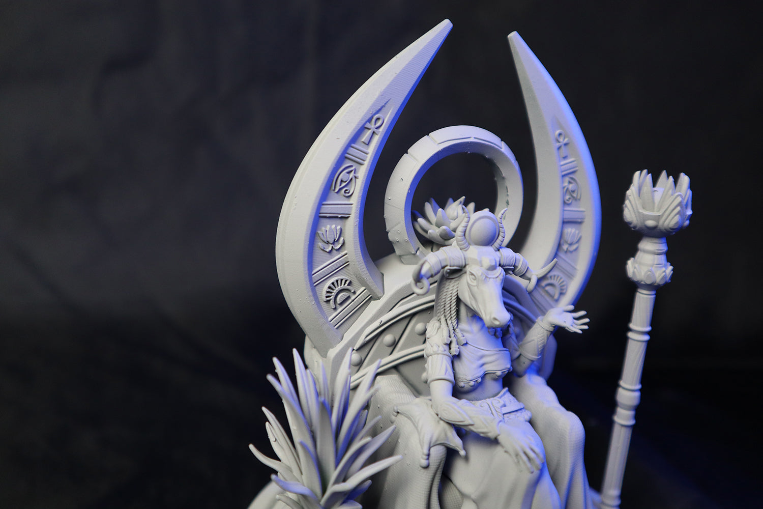 Mojibake - Lore of the Nile - Hathor, Goddess of Motherhood - 120mm Pin Up/Figure/Model/Diorama - Helios3DPrinting