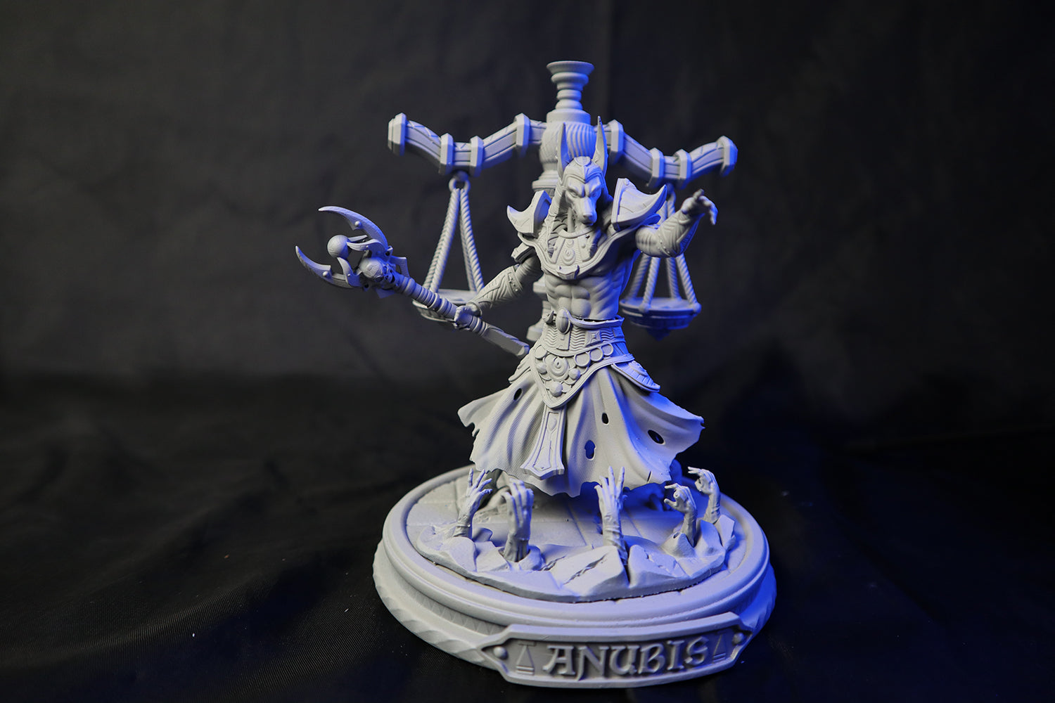Mojibake - Lore of the Nile - Anubis, God of Death - 120mm Pin Up/Figure/Model/Diorama - Helios3DPrinting