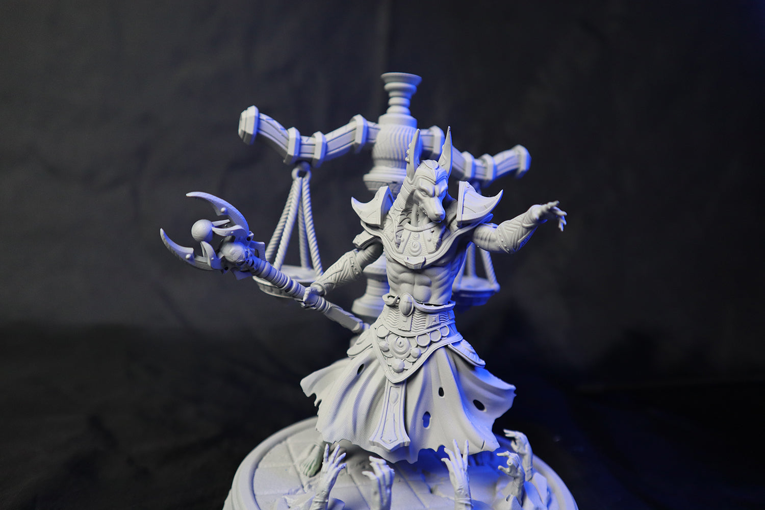 Mojibake - Lore of the Nile - Anubis, God of Death - 120mm Pin Up/Figure/Model/Diorama - Helios3DPrinting