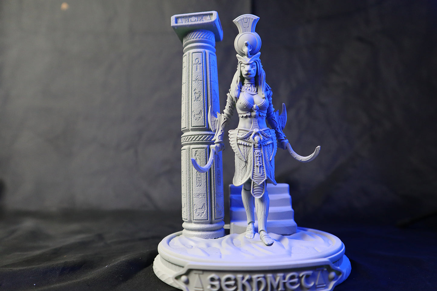 Mojibake - Lore of the Nile - Sekhmet, Goddess of War - 120mm Pin Up/Figure/Model/Diorama - Helios3DPrinting