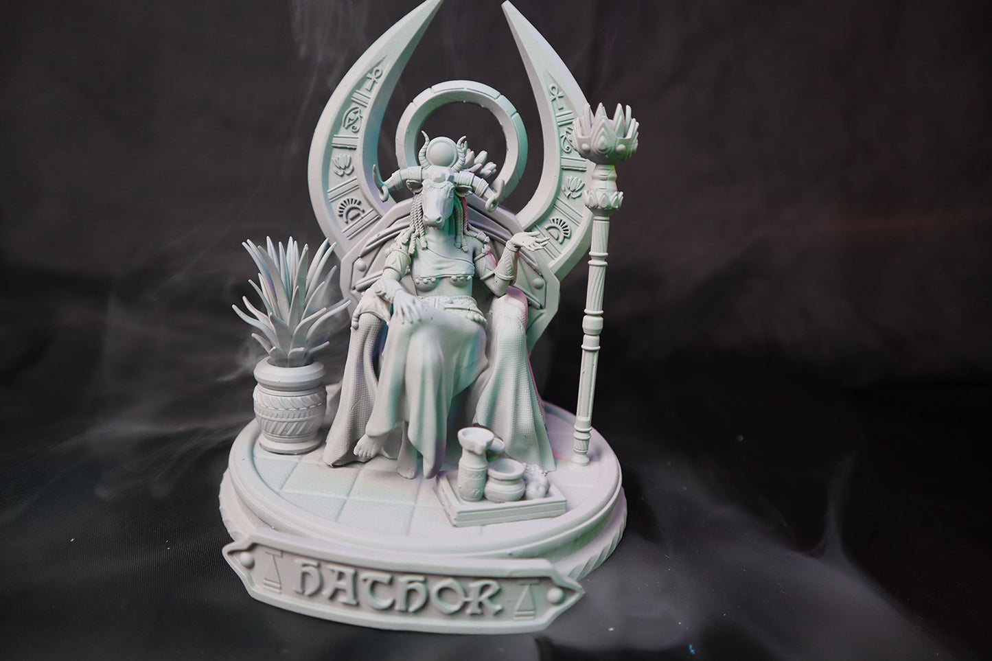 Mojibake - Lore of the Nile - Hathor, Goddess of Motherhood - 120mm Pin Up/Figure/Model/Diorama - Helios3DPrinting