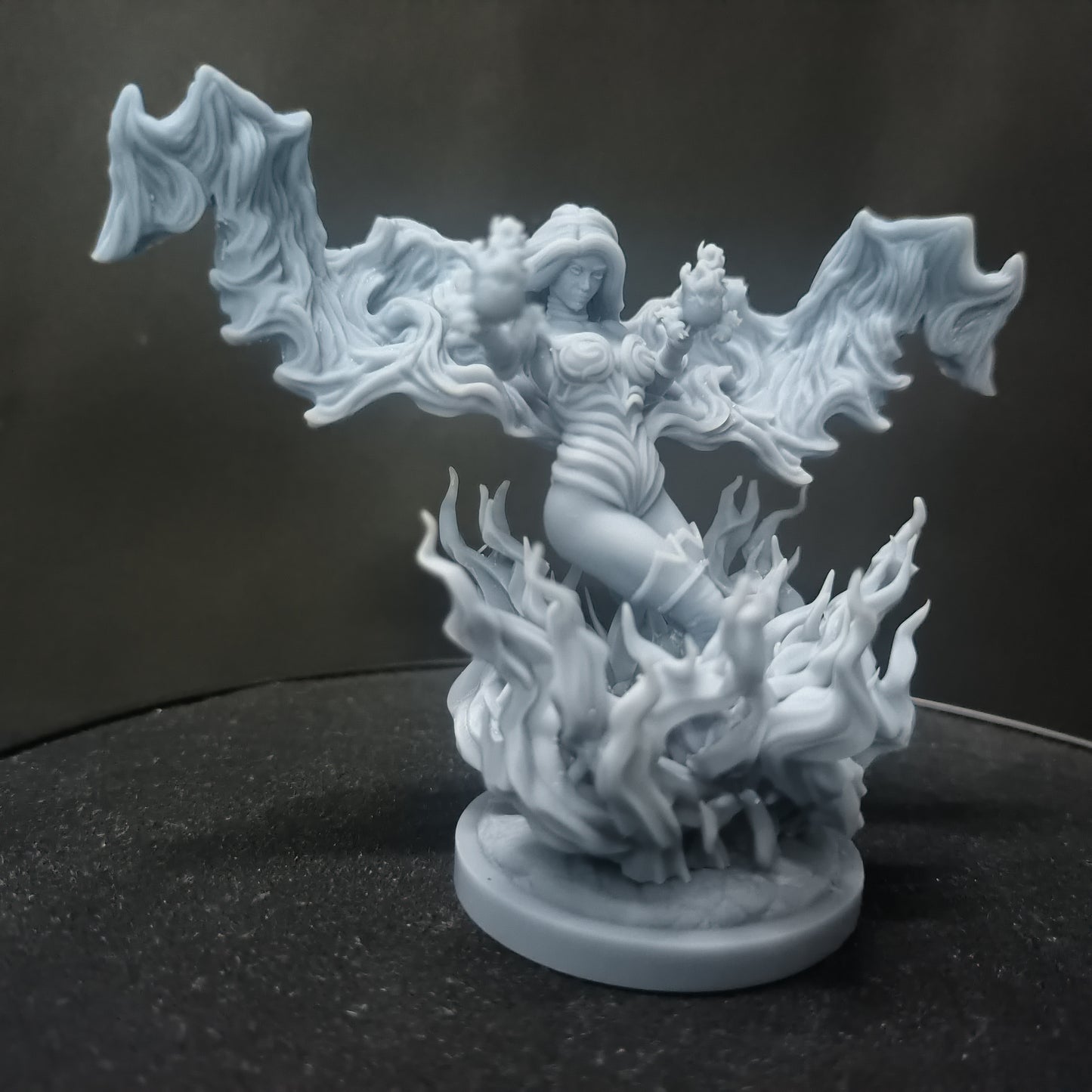 Ravi - Fantasy Girls #2 - Flare, Fire Elemental - 75mm Pin Up/Figure/Model/Diorama