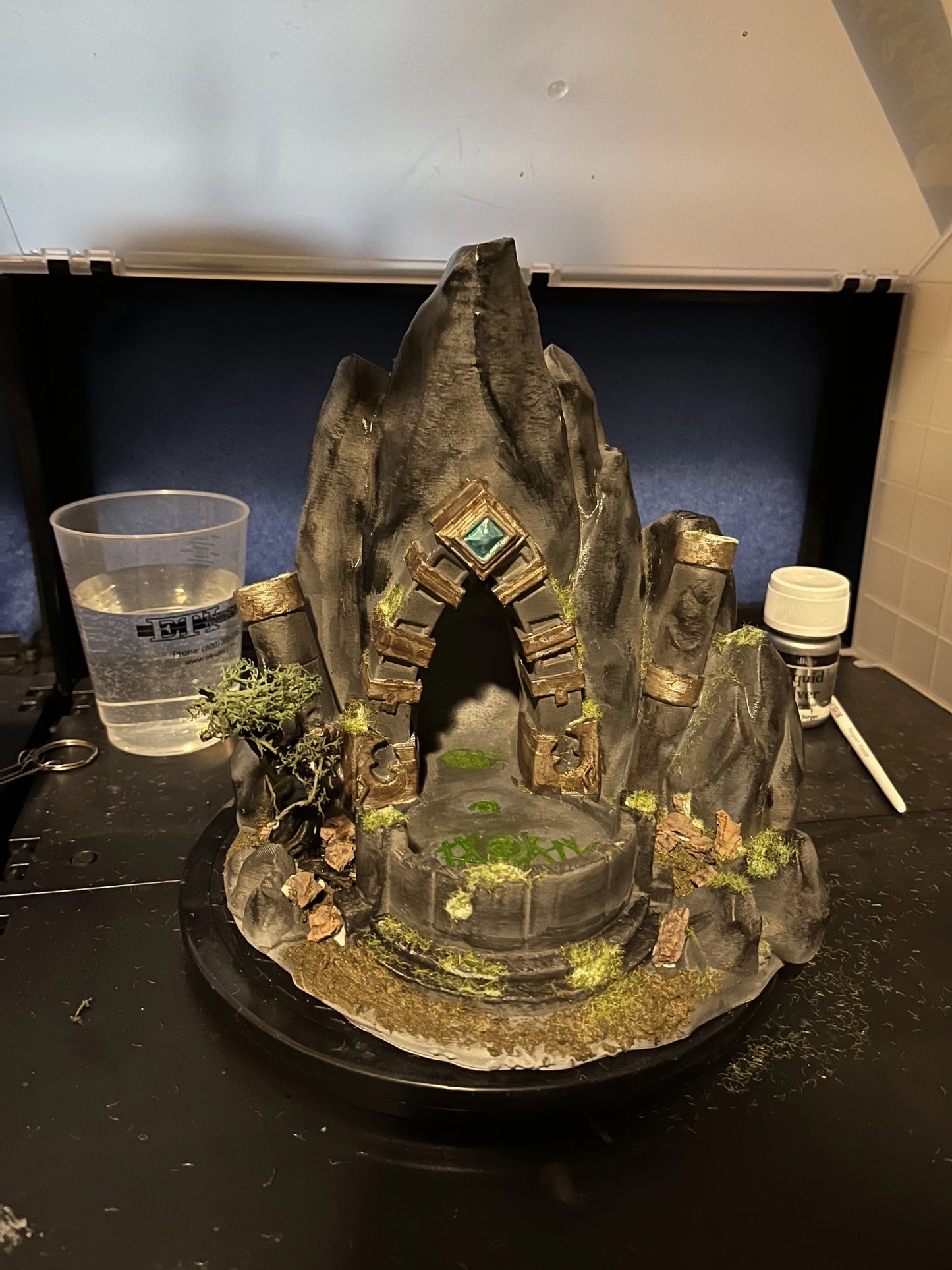 Possibly Cool Dice Tower - Rock - DnD/TTRPG/Roleplaying/Wargames