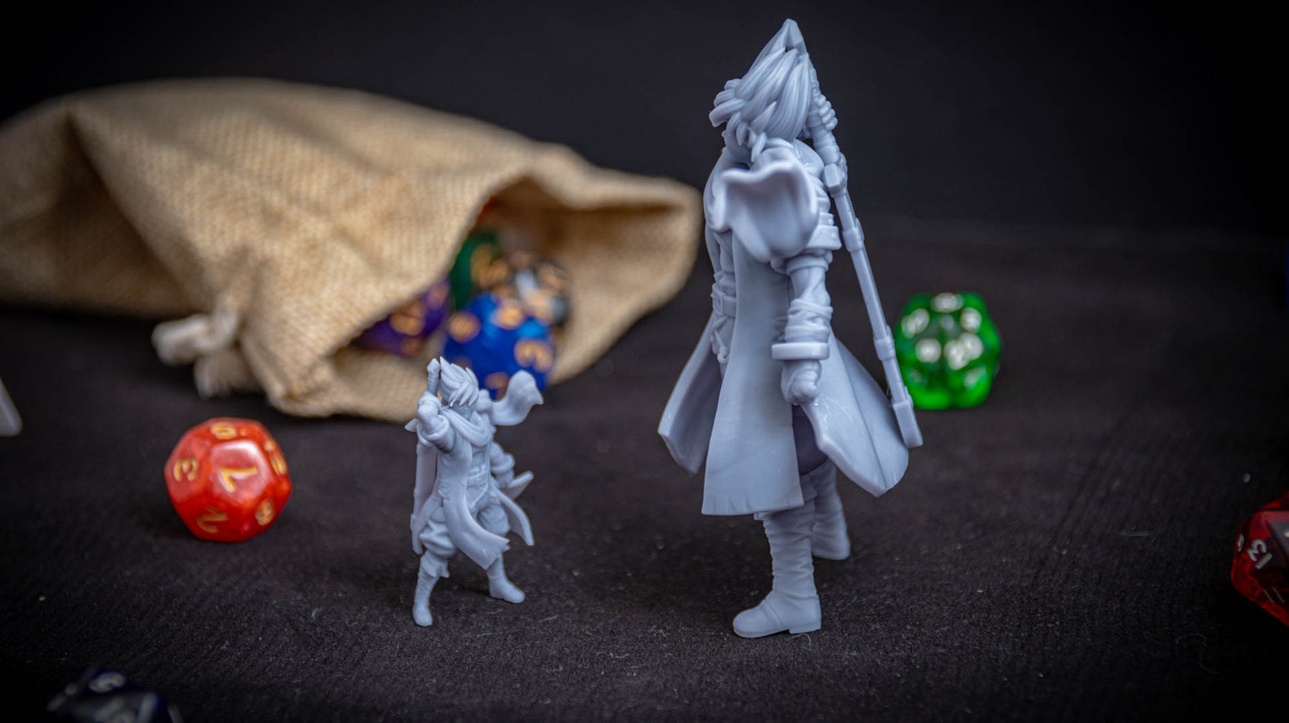 Lance Wilkinson - Fire Quest - Hero - 32/100mm DnD/TTRPG Figure/Miniature