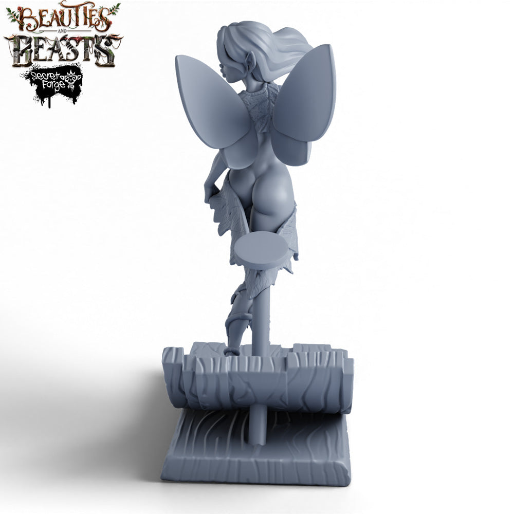 Secret Forge - Fae Gon' Wild - Caught in a Flutter - 120mm Pin Up/Figure/Model/Diorama