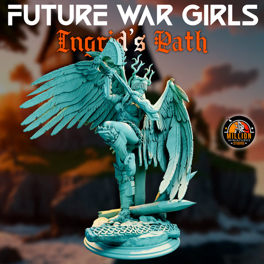 Million Miniatures - Future War Girls - Ingrid Ravenson #5 - 75mm Pin Up/Figure/Model/Diorama