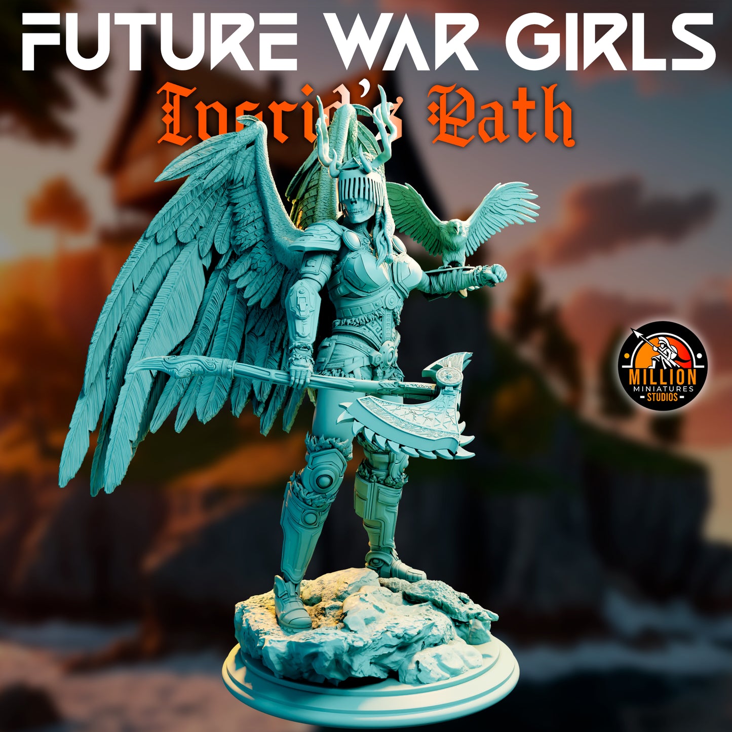 Million Miniatures - Future War Girls - Ingrid Ravenson #2 - 75mm Pin Up/Figure/Model/Diorama