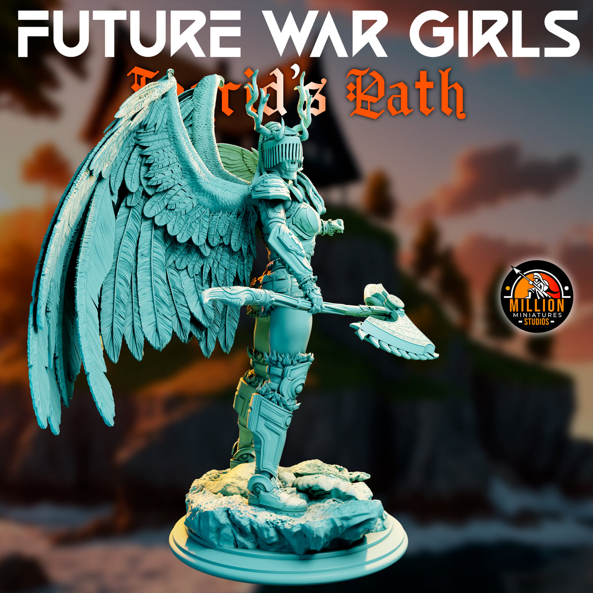 Million Miniatures - Future War Girls - Ingrid Ravenson #2 - 75mm Pin Up/Figure/Model/Diorama