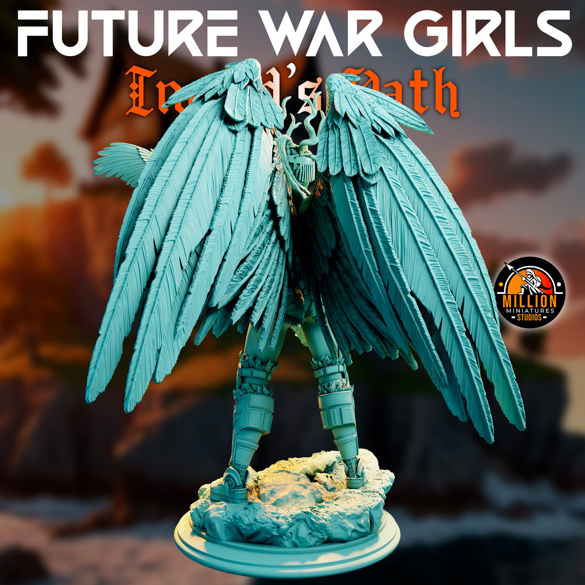 Million Miniatures - Future War Girls - Ingrid Ravenson #2 - 75mm Pin Up/Figure/Model/Diorama