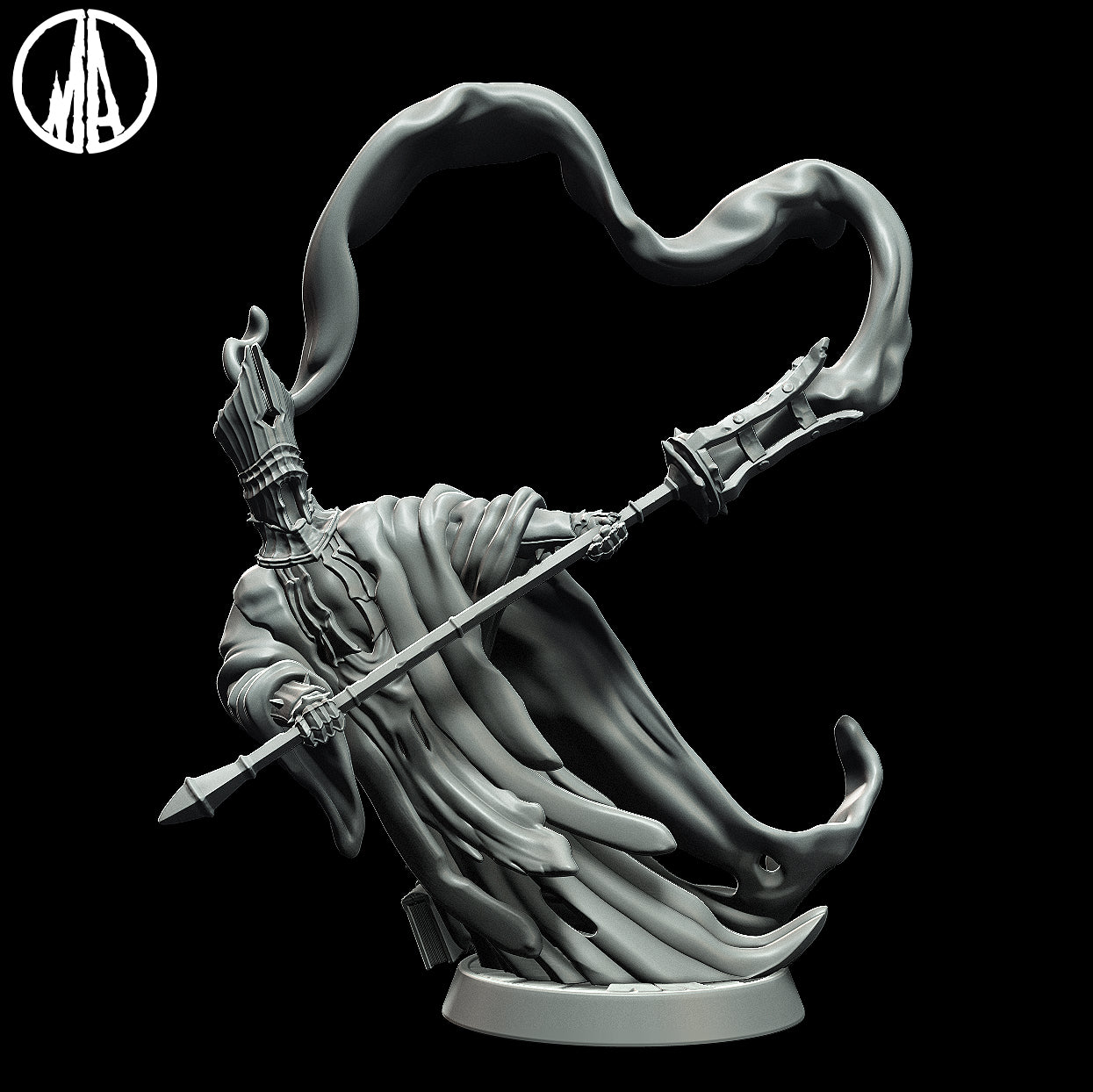 Monolith Arts - Lost Souls - Insane Cleric - DnD/TTRPG Figure/Miniature