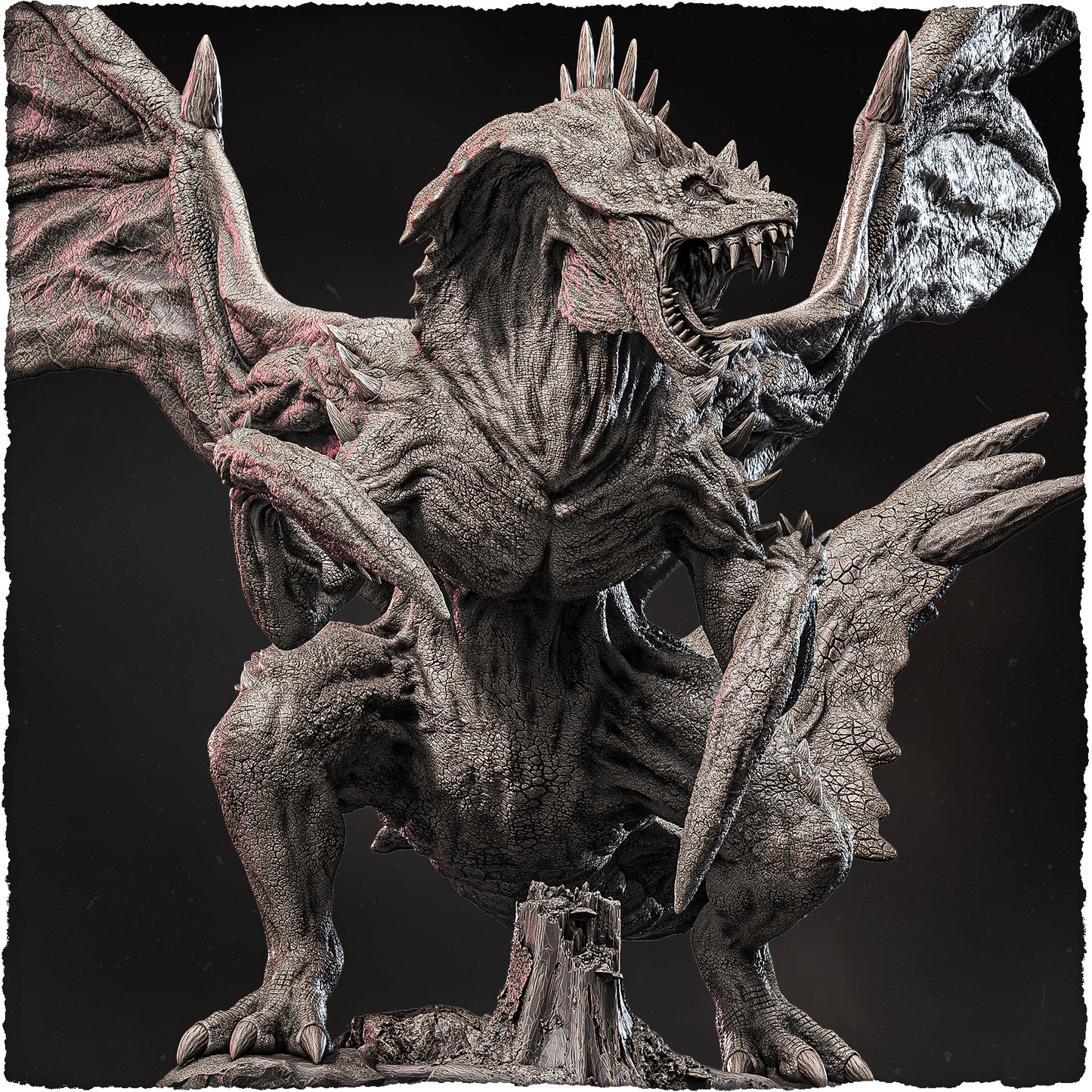 Evox Arts - Arcanterra #1 - Mantis Dragon - DnD/TTRPG Figure/Miniature
