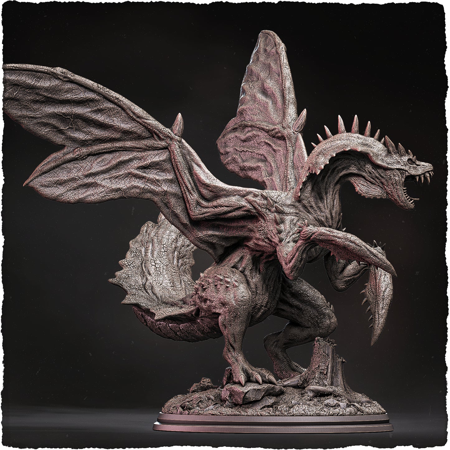 Evox Arts - Arcanterra #1 - Mantis Dragon - DnD/TTRPG Figure/Miniature