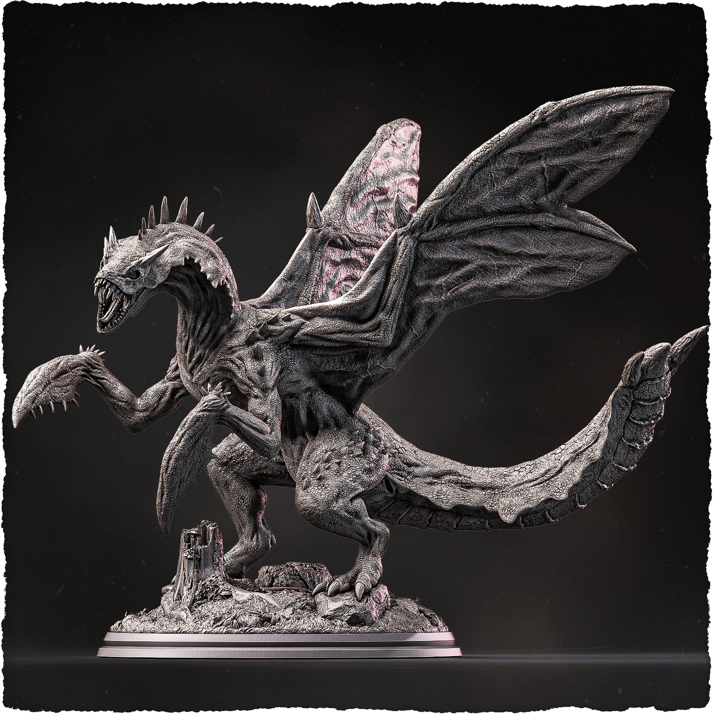 Evox Arts - Arcanterra #1 - Mantis Dragon - DnD/TTRPG Figure/Miniature