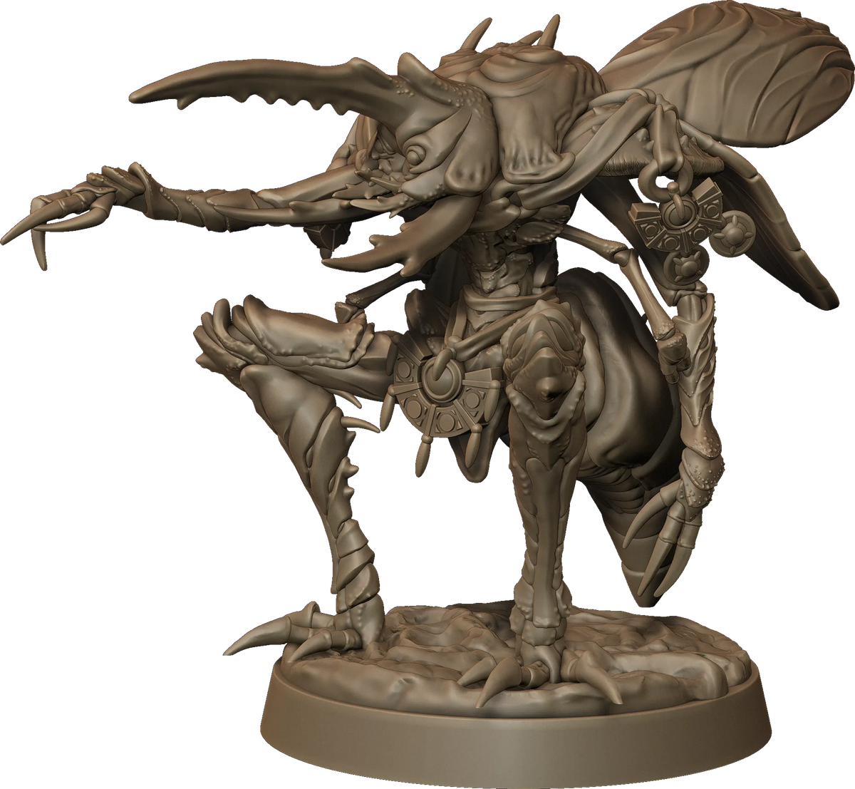 Monolith Arts - Whispering Forest II - Insect Warrior #5 - DnD/TTRPG Figure/Miniature